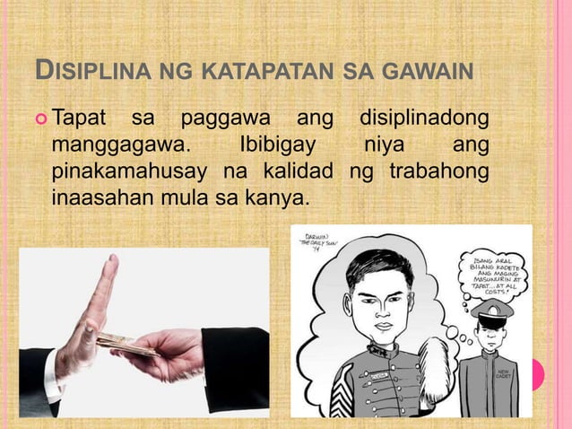 Kasipagan at disiplina para sa maunlad na pamumuhay | PPTX