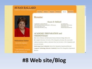 #8 Web site/Blog
 