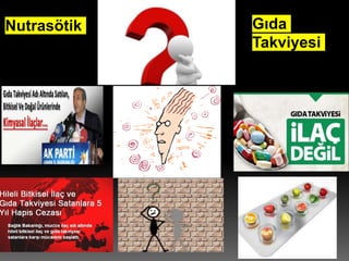 Nutrasötik Gıda
Takviyesi
 