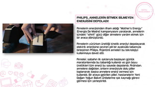 Philips, Annelerİn Bİtmek Bİlmeyen
Enerjİsİnİ Depoladı!
 