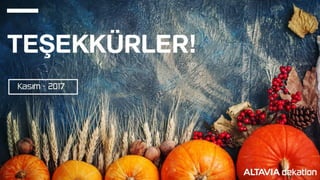 Kasım 2017 Trend Raporu