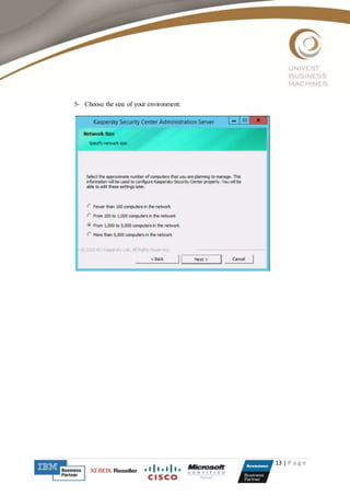 13 | P a g e
5- Choose the size of your environment:
 