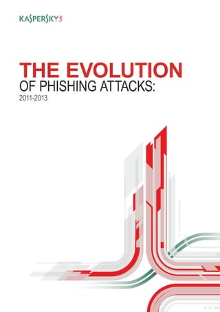 THE EVOLUTION
OF PHISHING ATTACKS:
2011-2013
 