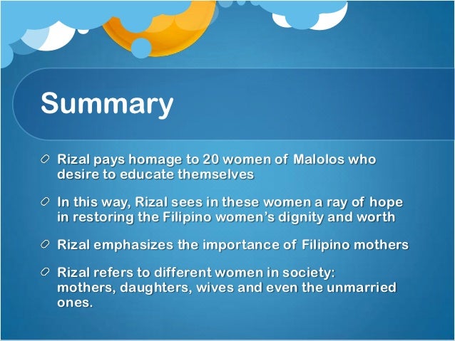 to the young women of malolos analysis Critical analysis of to the young women of malolos - download as word doc (doc), pdf file (pdf), text file (txt) or read online critical analysis. to the young women of malolos analysis Critical analysis of to the young women of malolos - download as word doc (doc), pdf file (pdf), text file (txt) or read online critical analysis.