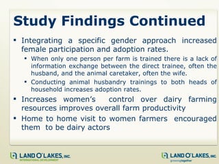 The Role of Women Entrepreneurs in Dairy Value Chain Activities:  Examples from Ethiopian women farmers and Ruth and Hirut Milk Production & Milk Processing PLC