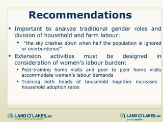The Role of Women Entrepreneurs in Dairy Value Chain Activities:  Examples from Ethiopian women farmers and Ruth and Hirut Milk Production & Milk Processing PLC