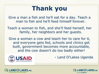 The Role of Women Entrepreneurs in Dairy Value Chain Activities:  Examples from Ethiopian women farmers and Ruth and Hirut Milk Production & Milk Processing PLC