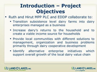 The Role of Women Entrepreneurs in Dairy Value Chain Activities:  Examples from Ethiopian women farmers and Ruth and Hirut Milk Production & Milk Processing PLC
