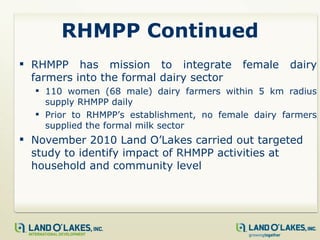 The Role of Women Entrepreneurs in Dairy Value Chain Activities:  Examples from Ethiopian women farmers and Ruth and Hirut Milk Production & Milk Processing PLC