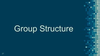 Group Structure
27
 
