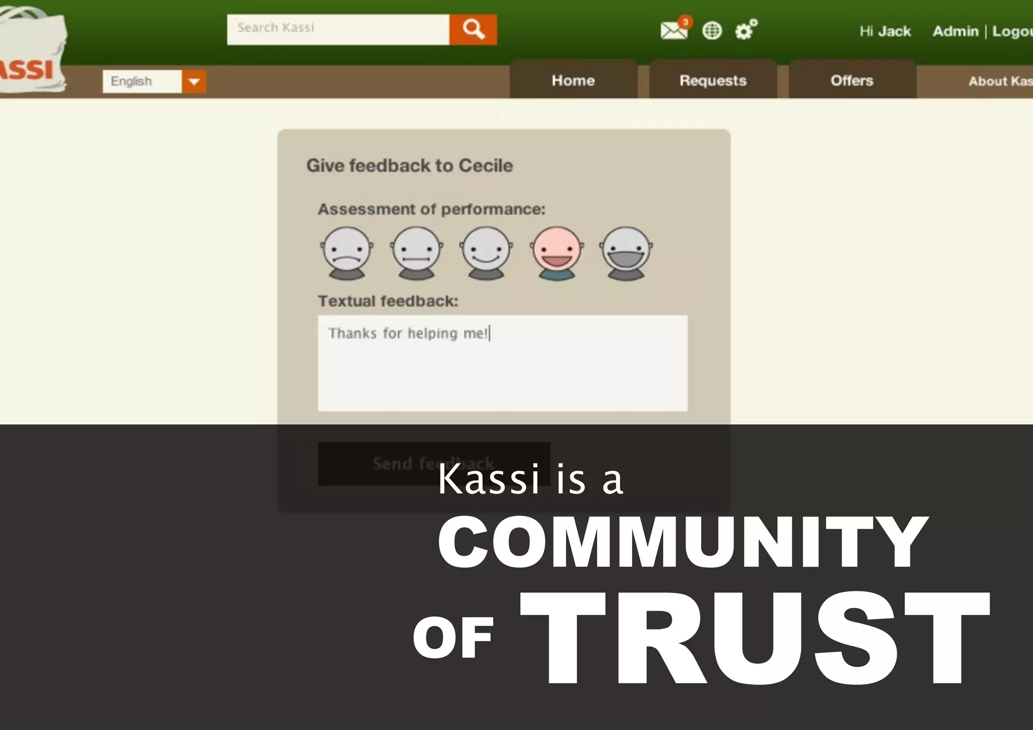 COMMUNITY
TRUSTOF
Kassi is a
 