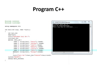 Program C++
 