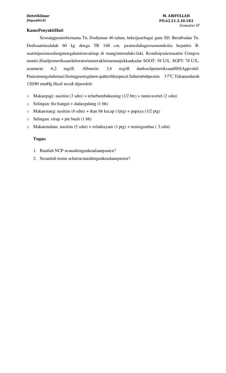 Kasus Hati Hepatitis