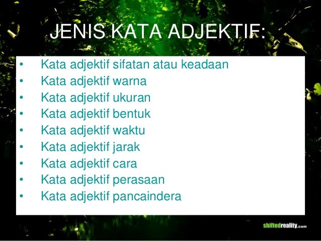 Kata adjektif