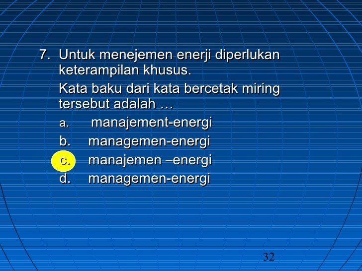 Kata Baku Kata Tdk Baku