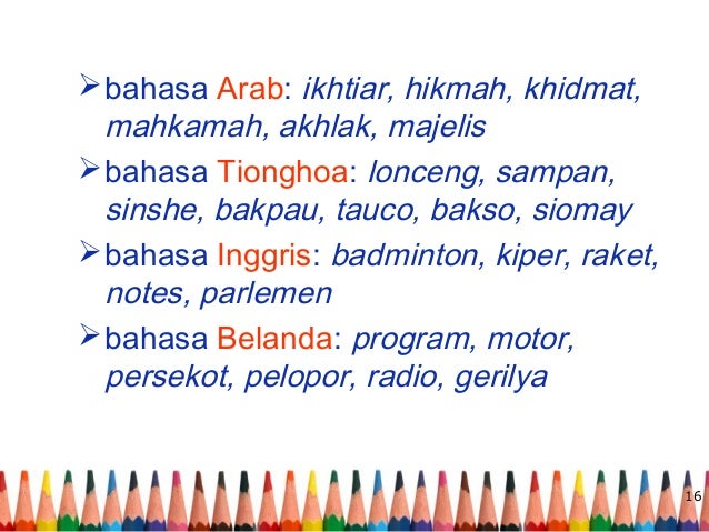 Kata Baku Dan Kata Tidak Baku