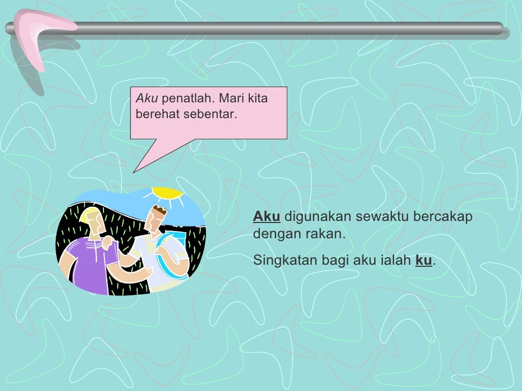 Kata Ganti Nama Diri Orang