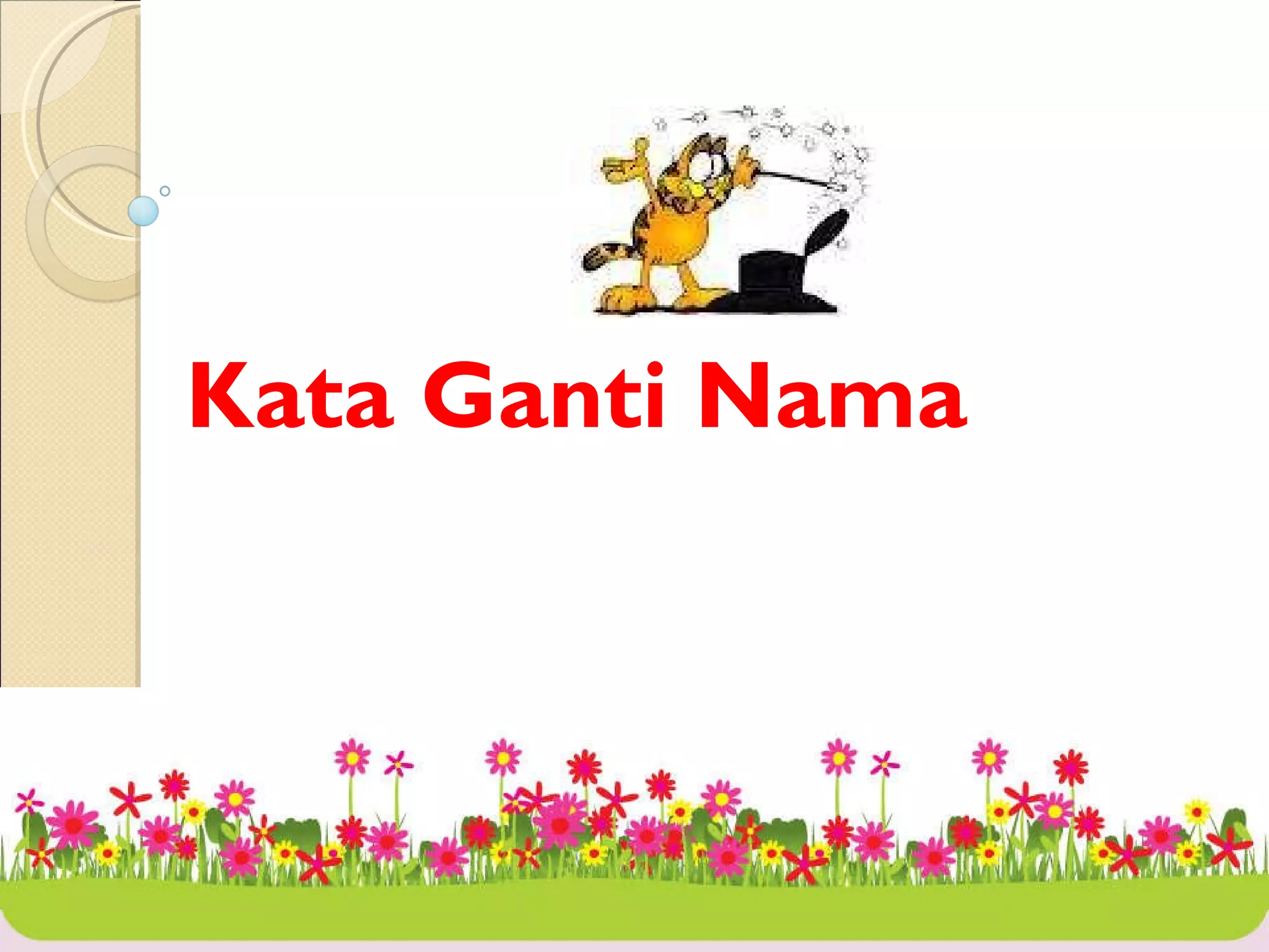 Kata Ganti Nama