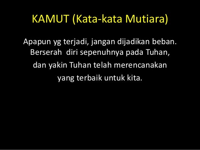 Kata Kata Mutiara