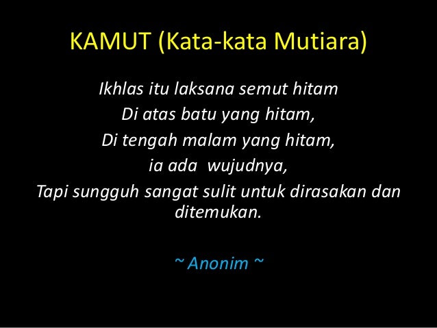Kata kata mutiara