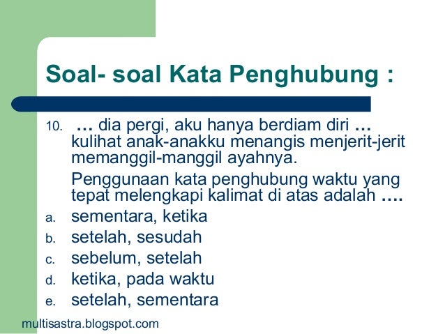 Kata Penghubung