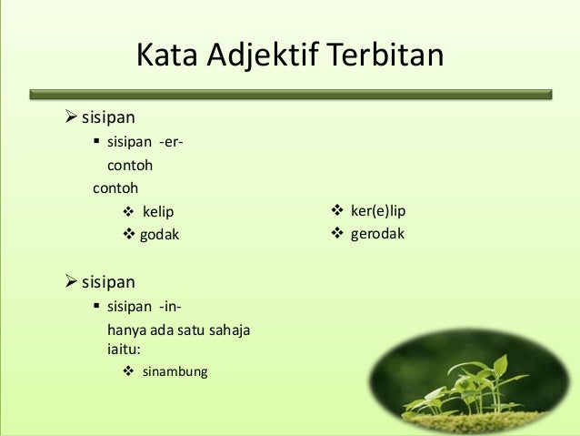 Kata adjektif