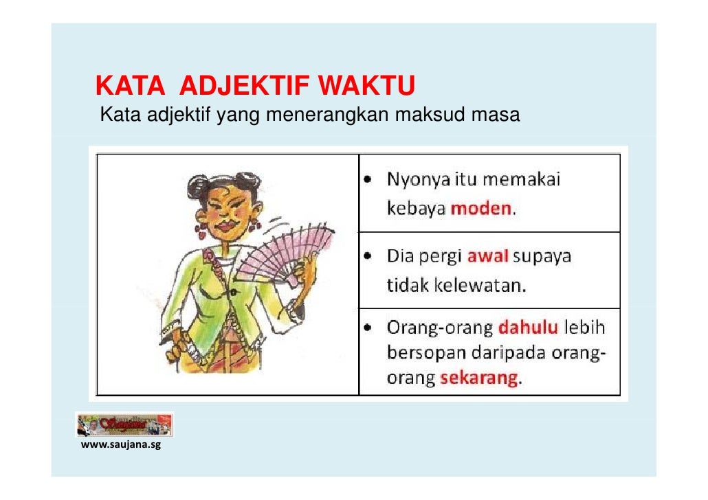 Kata Adjektif Untuk Umum