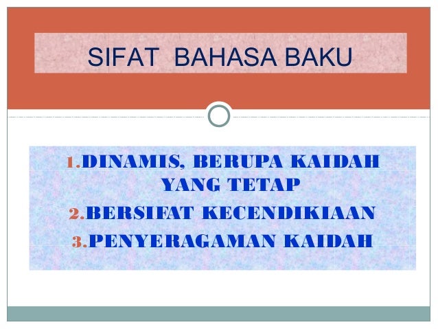 Kata baku tidak baku