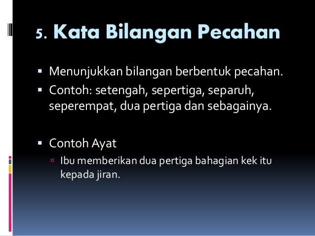 Kata Bilangan