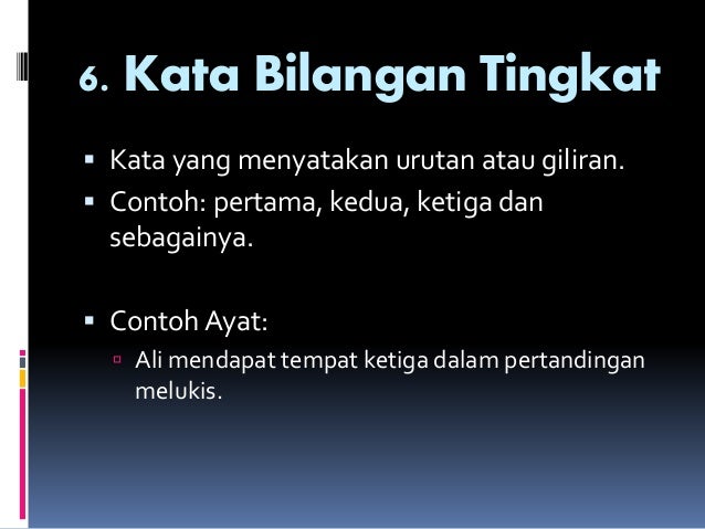 Kata Bilangan