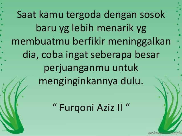 Kata kata cinta by Furqoni Aziz II