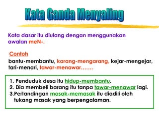 Contoh ayat gunung ganang