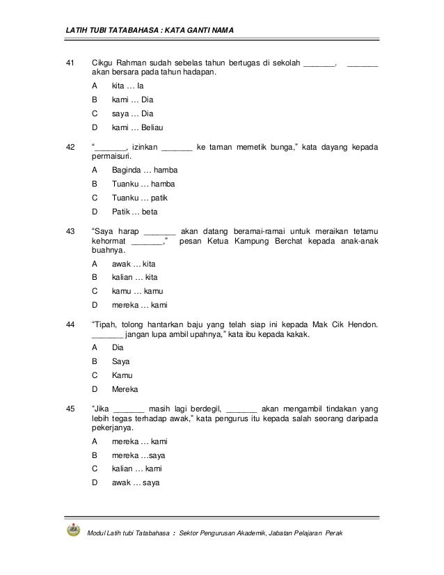 Kata ganti nama