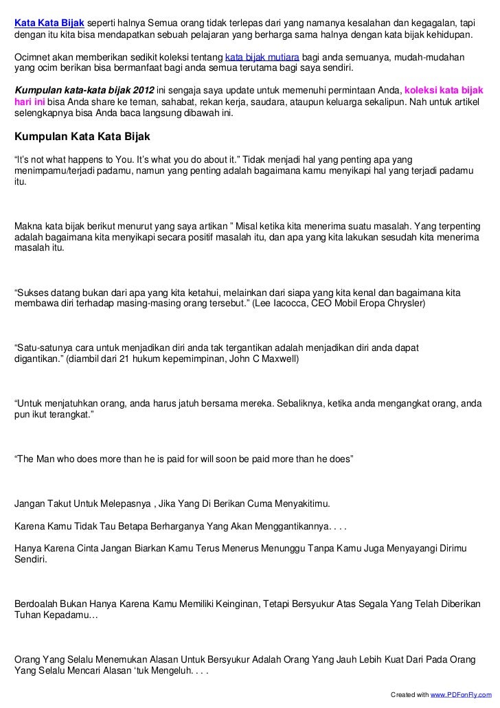 Dapatkan Gambar Kata-Kata Bijak Terupdate oleh Cikimm.com
