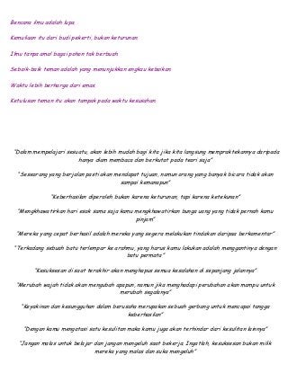 Kata kata pepatah