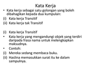 Kata kerja | PPTX