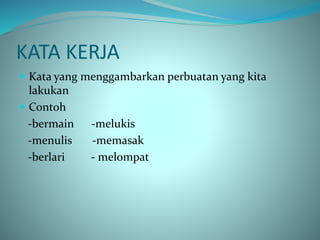 Kata kerja | PPTX
