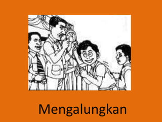 Mengalungkan
 