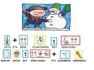 AITA ETA BIOK ELUR PANPIN BAT EGIN DUGU.
+
BURUAN ONTZI BAT IPINI DIOGU ETA SUDURREAN AZENARIOA.
+
 