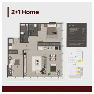 2+1 Home
FLOOR HALL
 