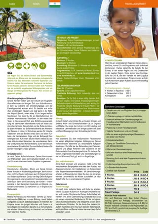 Asien

Freiwilligenarbeit

INDIEN

Tätigkeit und Freizeit
Tätigkeiten: Siehe Projektbeschreibungen, je nach
Platzierung und Aufenthaltsdauer.
Freizeit: I.d.R. am Wochenende.
Besonderheiten: Dein genauer Projekteinsatz wird
vor Ort entschieden. Deine Präferenz wird dabei so
gut wie möglich berücksichtigt.

17
GOA

Die Region Goa ist Indiens Strand- und Sonnenmekka.
Aufgrund des Klimas und als ehemalige portugiesische
Kolonie hat Goa besondere kulturelle Eigenarten und
Reize zu bieten. Der wachsende Tourismus hat Aufwind
für die Region gebracht. Dennoch halten sich Probleme
wie ein schlecht ausgebautes Bildungssystem und ein
Mangel an Hilfsangeboten für Frauen. Hier ist Dein Engagement gefragt.

Orientierungstage und Unterkunft
Unsere Partner heißen Dich bei Ankunft am Flughafen
Goa willkommen und bringen Dich zum Volontärscamp,
in dem Du während der Orientierungstage und der
Freiwilligenarbeit wohnen wirst. Es besteht aus einfachen einstöckigen Häusern und liegt ganz in der Nähe
des Majorda Beach, einem etwa 30 km langen weißen
Sandstrand. Hier teilst Du Dir ein Mehrbettzimmer mit
anderen internationalen Volontären. In den ersten drei
Tagen in Goa erwartet Dich eine Einführungsveranstaltung mit zahlreichen Informationen rund um Indien und
die indische Kultur, Deine Arbeit und die Rolle als Volontär sowie Hinweise zur Sicherheit während des Arbeitens
und Reisens in Indien. In Workshops werden Dir indische
Traditionen wie das Binden eines Saris und eines Turbans, die Hennamalerei, Yoga und der Bollywood-Tanz
nähergebracht. Auf einem lokalen Markt erlebst Du das
erste Mal die vielen Menschen, die verschiedenen Gerüche und kunterbunten Farben Indiens. Durch den Besuch
verschiedener Projekte bist Du anschließend bestens für
Deinen freiwilligen Einsatz gerüstet.
Einsatzbereiche
Je nach Deiner Aufenthaltsdauer, Deinen Kenntnissen
und Präferenzen sowie dem aktuellen Bedarf wirst Du
vor Ort einem oder zwei festen Projekten zugewiesen.
Kinderbetreuung
Künstlerische Aktivitäten, Musik und Spiele können
kleine Wunder im Kinderalltag vollbringen, denn sie machen nicht nur Spaß, sie bringen auch Erfolgserlebnisse
und fördern spielerisch. Genau hier liegt Deine Aufgabe!
Du organisierst unterschiedliche Freizeitaktivitäten und
unterstützt damit die Entwicklung der Kinder – insbesondere in den Bereichen Kreativität und Motorik. Außerdem unterrichtest Du die Kleinen u.a. in Englisch und
Mathematik.
Frauenprojekte
Mittels Workshops und Aktivitäten, verhilfst Du heranwachsenden Mädchen zu mehr Bildung, damit Selbstwertgefühl und auch Selbstständigkeit. Im Rahmen der
Projekte lernen die jungen Mädchen und Frauen u.a.
Grundlagen der englischen Sprache (v.a. Konversation),
sie erhalten Unterstützung im Haushalt und erfahren
mehr über ihre Rechte.
60 | TravelWorks

Aufenthalt
Minimum: 3 Wochen.
Maximum: 12 Wochen.
Anmeldung: Mindestens 2-3 Monate vor Abreise.
Gerne deutlich früher.
Programmstart: I.d.R. zweimal pro Monat. Startdaten auf Anfrage bzw. auf www.travelworks.at bzw.
www.travelworks.ch.
Visum: Kostenpflichtiges Visum, Reisepass erforderlich.
Teilnahmebedingungen
Alter: Ab 17 Jahren.
Sprache: Gute Englischkenntnisse.
Praktische Erfahrung: Nicht notwendig, aber von
Vorteil.
Sonstiges: Da Du Dich in einen völlig fremden Kulturraum begibst, sind Geduld, Anpassungsvermögen,
Selbstständigkeit und Reiseerfahrung sehr wichtig. Im
Projekt ist indische Kleidung für Frauen Pflicht – vor
Ort stattest Du Dich entsprechend aus. Monsunmonate sind von Juni bis September – in dieser Zeit kommt
es zu starken Regenfällen.
Bildung
Je nach Bedarf unterrichtest Du an lokalen Schulen und
förderst Klein- und Grundschulkinder u.a. in Englisch
und Mathe. Du zeigst den Lehrern vor Ort kreative und
interaktive Lehrmethoden und bringst zudem mit Spiel
und Sport Bewegung in den Schulalltag der Kinder.
Gesundheit
Hier assistierst Du dem medizinischen Fachpersonal
bei seinen alltäglichen Aufgaben. Abhängig von Deinen
Vorkenntnissen bekommst Du verschiedene Aufgaben
übertragen: Du hilfst bei der Behandlung der Patienten,
wäschst und pflegst Patienten oder assistierst bei der
Dokumentation ihrer Krankengeschichte. Du betreust Patienten, organisierst Aktivitäten und Veranstaltungen für
sie und kümmerst Dich ggf. auch um Angehörige.
Bau und Infrastruktur
Ärmel hoch krempeln und anpacken, heißt es hier bei
verschiedenen Bauprojekten wie etwa dem Ausbau von
Abwassersystemen, der Installationen von Solaranlagen
oder Regenwassersammelstellen. Mit Verschönerungsarbeiten an Klassenräumen trägst Du dazu bei, ein angenehmes Lernumfeld für die Kinder zu schaffen. Je nach
Bedarf hilfst Du in verschiedenen Projekten.
Exkursionen
Travel Package
Um noch mehr indische Natur und Kultur zu erleben,
kannst Du gegen Aufpreis an Ausflügen am jeweils ersten und zweiten Wochenende Deines Aufenthaltes teilnehmen (inkl. einer Übernachtung). Entdecke Nord-Goa
mit seinen zahlreichen Gebäuden im Stil der portugiesischen Kolonialarchitektur und entspanne an den atemberaubenden Stränden, für die Nord-Goa bekannt ist.
Zudem machst Du eine Tour zum Dandeli Nationalpark,
wo Du die Flora und Fauna Indiens bei einer Jeep-Safari
entdecken kannst.

KombiProgramm
Wenn Du an verschiedenen Regionen Indiens interessiert bist, kannst Du die Programme auch individuell
kombinieren. Hierbei zahlst Du die Gebühr für den
Einsatz in der ersten Region und die Extrawochen
in der zweiten Region. Hinzu kommt eine Kombigebühr von 240 €, die den Transfer mit dem Zug/Bus
zwischen den verschiedenen Programmorten enthält.
Auf Wunsch kann gegen Aufpreis auch ein Inlandsflug
gebucht werden.
Ein Kombiprogramm – Beispiel:
4 Wochen in Rajasthan: 1.160 €
4 Extrawochen in Goa: 600 €
Kombigebühr: 	
240 €

Enthaltene Leistungen
•	 Transfer vom und zum Flughafen Goa (zu vorgegebenen Zeiten)
•	 3 Orientierungstage mit zahlreichen Aktivitäten
•	 Unterkunft während der Orientierungstage und
Freiwilligenarbeit (Mehrbettzimmer) mit Vollpension
im Volontärscamp
•	 Platzierung in einem Freiwilligenprojekt
•	 Tägliche Transfers zum und vom Projekt
•	 Hilfe von einem englischsprachigen Übersetzer in
den ersten vier Wochen
•	 Informationshandbuch
•	 Zugang zur TravelWorks-Community und
ggf. Mitreisendenliste
•	 Hilfe bei der Visumsbeantragung
•	 Hilfe beim Abschluss einer Reiseversicherung
(s.S. 82)
•	 Betreuung durch eine feste Programmkoordinatorin
vor Abreise
•	 Englischsprachige Ansprechpartner vor Ort
•	 24-Stunden-Notrufnummer
•	 Zertifikat nach Rückkehr

3 Wochen
4 Wochen
6 Wochen
8 Wochen
Extrawoche
Travel Package

Preis
1.020 €
1.160 €
1.440 €
1.680 €
150 €
240 €

Code
IN-GO-3
IN-GO-4
IN-GO-6
IN-GO-8

Nicht im Preis enthalten
Hin- und Rückreise nach Goa, Indien (Flugvermittlung gerne auf Anfrage), Visumskosten (ca.
50-70 €), Impfungen, Reiseversicherung (s.S. 82), für
Frauen: indisches Gewand für die Projektarbeit (ca.
15 € pro Outfit), persönliche Ausgaben für Ausflüge,
Verkehrsmittel u.Ä.

Buchungsformular auf Seite 85 | www.travelworks.at bzw. www.travelworks.ch | Tel. +43-(0)1-817 37 80-10 | E-Mail: asien@travelworks.at

 