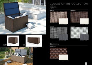 3736
box 100 cm
GAW9031
box 160 cm
GAW9030
74 cm74 cm
82 cm82 cm 160 cm
100 cm
MODERN brown
-
- -
--
ROYAL brown
ROYAL whiteROYAL gray
ROYAL sand
COLORS OF THE COLLECTION
 