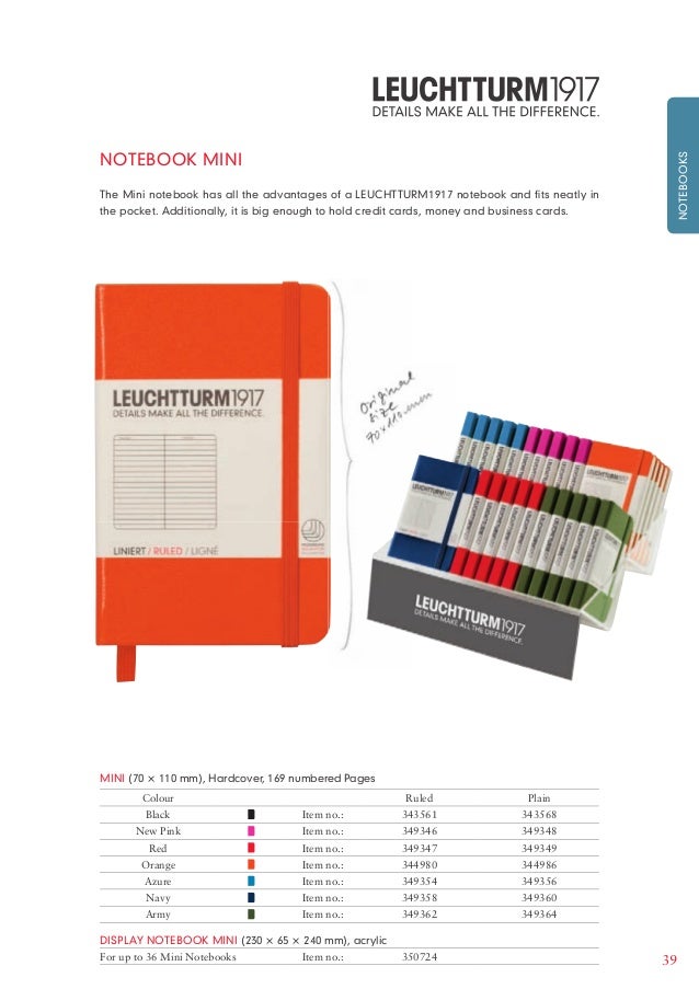 LEUCHTTURM1917 Catalogue 2017