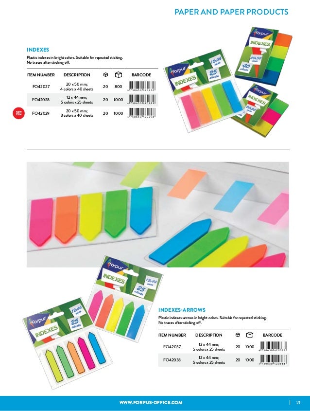 Forpus office supplies catalog 2018