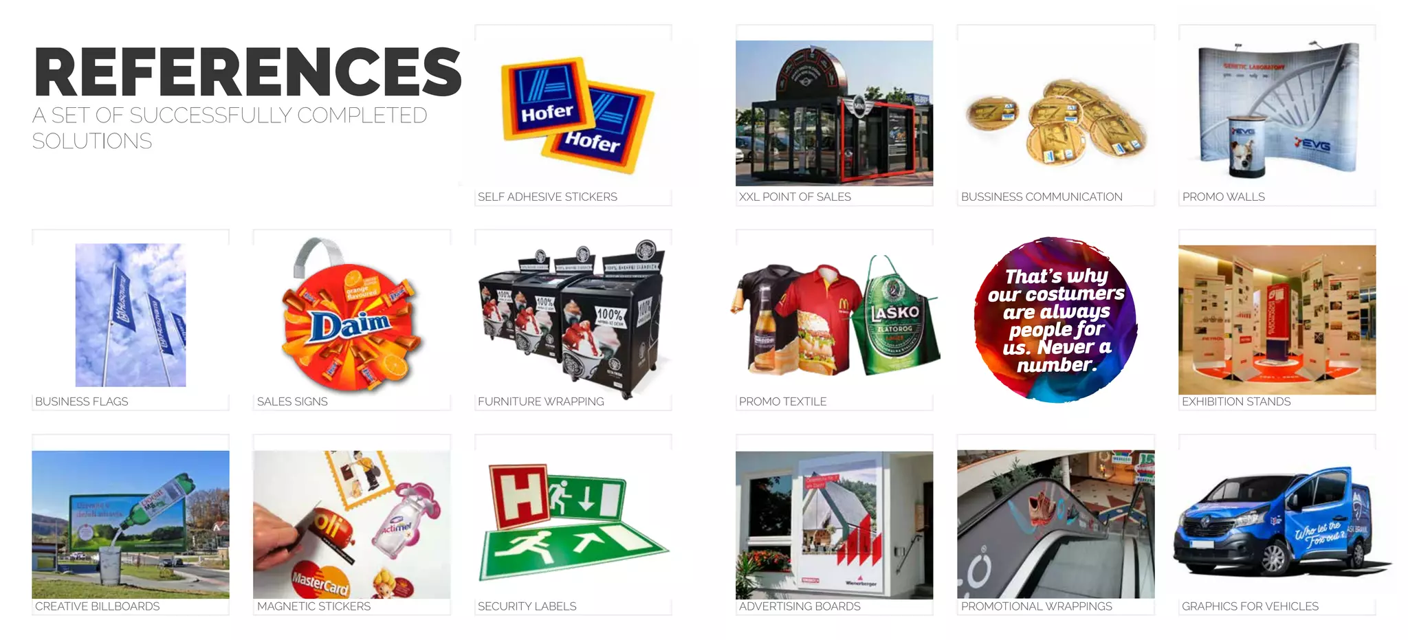 Catalogue comTEC Visual solutions PPT