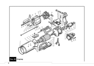 2
Рис. 39 Стартер
 