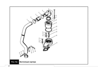2
Рис.13а Вентиляция картера
 