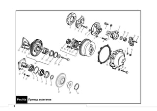 2
Рис16а Привод агрегатов
 