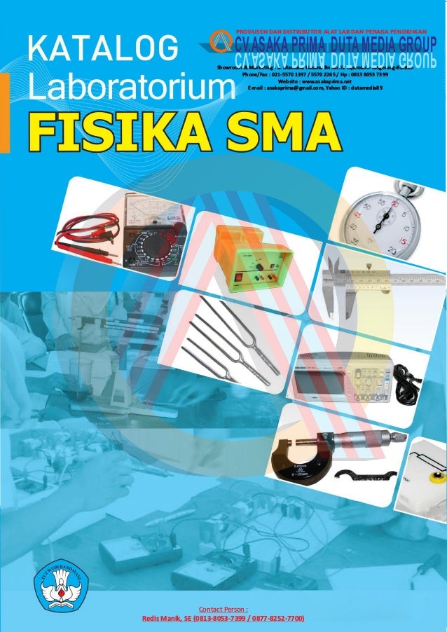 KATALOG ALAT PERAGA FISIKA SMA DAK 2022 PERALATAN LABORATORIUM LENGKAP