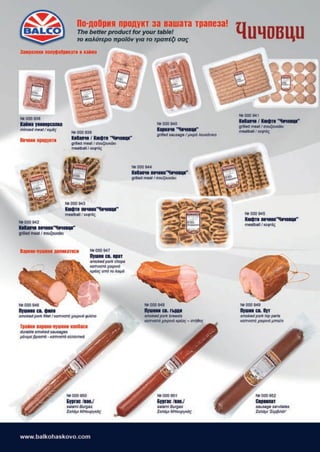 Balko catalog